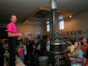 Don Cook at the opening of the Mountain Bike Hall of Fame