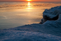Sunrise Over Lake Michigan; Highland Park